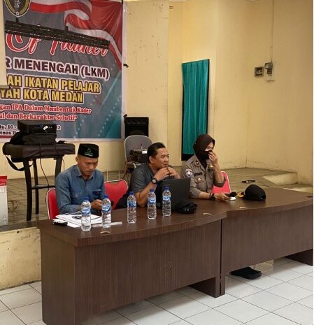  Sat Binmas Isi Materi Wawasan Kebangsaan kepada Ikatan Pelajar Al Washliyah Medan