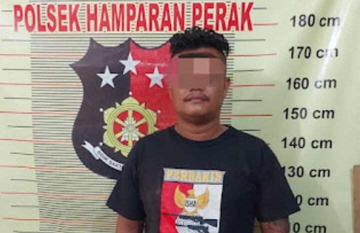  Ketua Ormas Kepemudaan Ditangkap Polsek Hamparan Perak