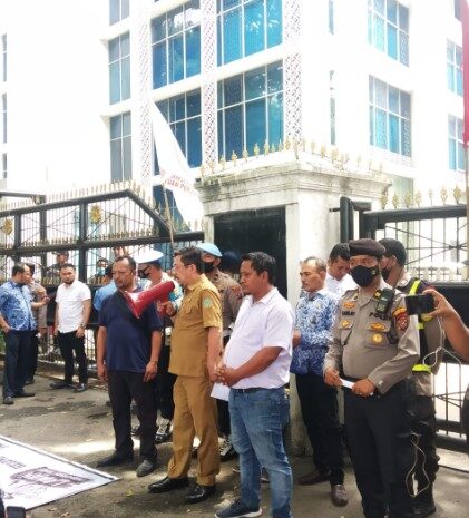  Polrestabes Medan Kawal Unjukrasa, KTTJM Tuntut Dewan Fasilitasi Konflik