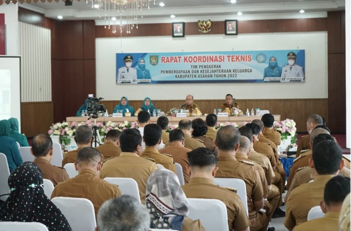  Sekretaris Daerah Buka Rapat Koordinasi Teknis PKK Kabupaten Asahan