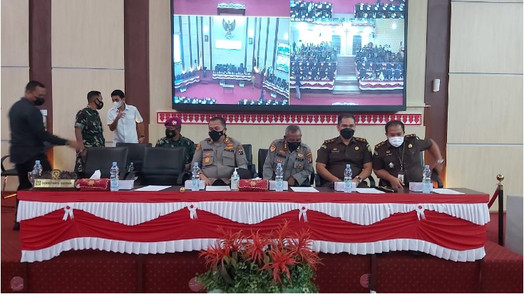 Kapolres Pelabuhan Belawan Hadiri Undangan Rapat Paripurna DPRD Kota Medan