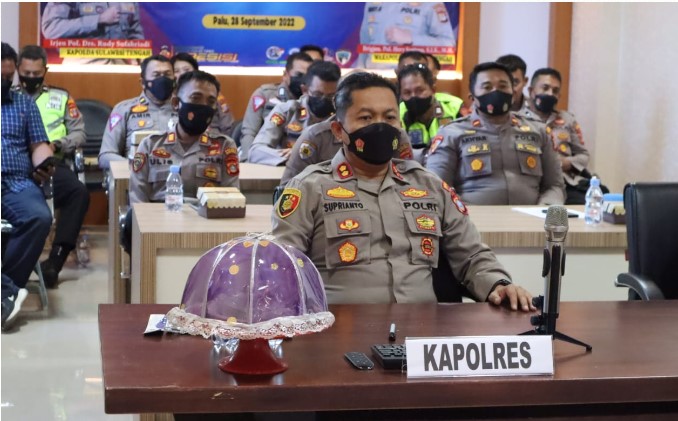  Polres Morowali Ikuti Gelar Lat Pra Ops Zebra Tinombala 2022