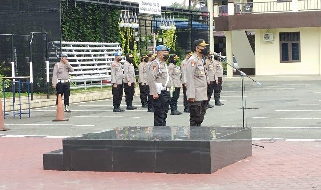  Kompol Ricardo Silaen SH Pimpin Apel Pagi Polrestabes Medan