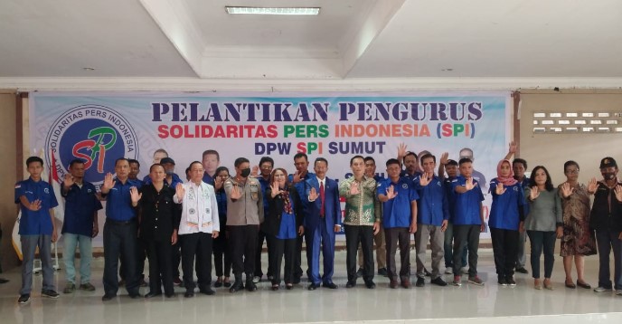  Wakili Kapolrestabes Medan, Kasat Binmas Hadiri Pelantikan Pengurus DPW SPI Sumut dan DPD SPI se-Sumut