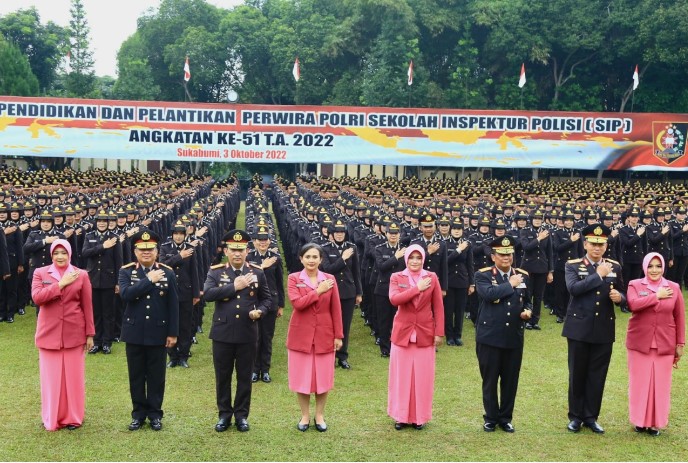  2.123 Perwira Polri dilantik Kapolri Jenderal Listyo Sigit Prabowo