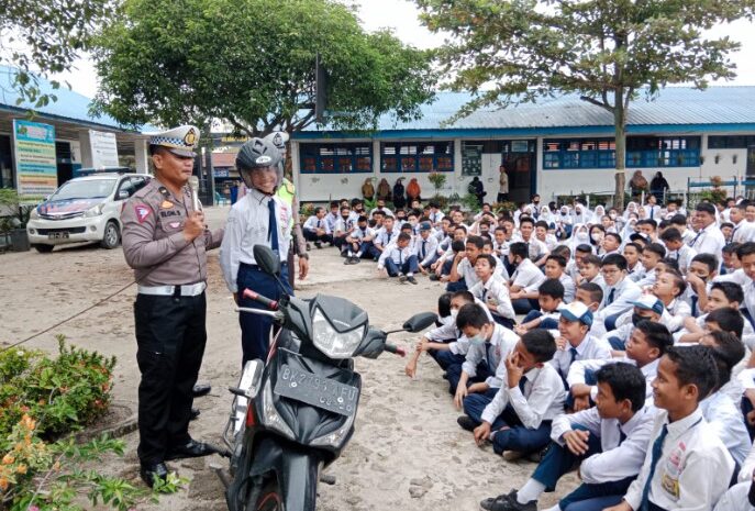  Ops Zebra 2022, Polres Batubara Ajak Pelajar Jadi Pelopor Tertib Berlalu Lintas