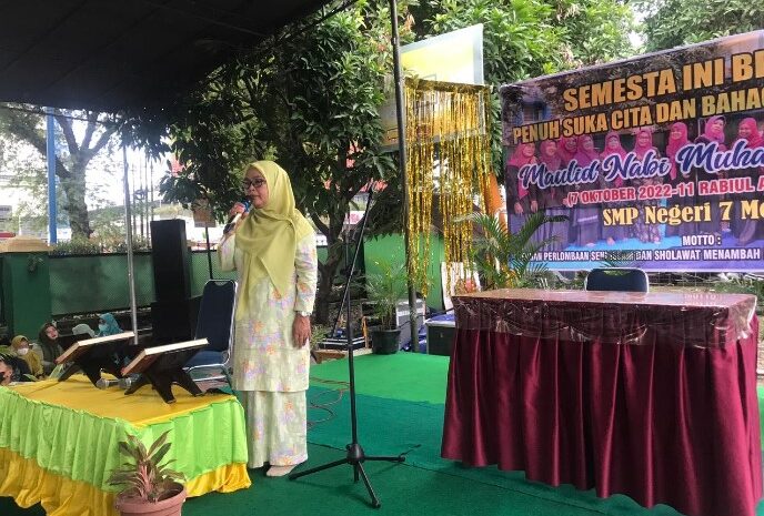  SMP Negeri 7 Medan Peringati Maulid Nabi Muhammad SAW 1444 H