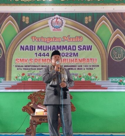  SMK Pemda Labuhanbatu Peringati Maulid Nabi Muhammad SAW 1444 H