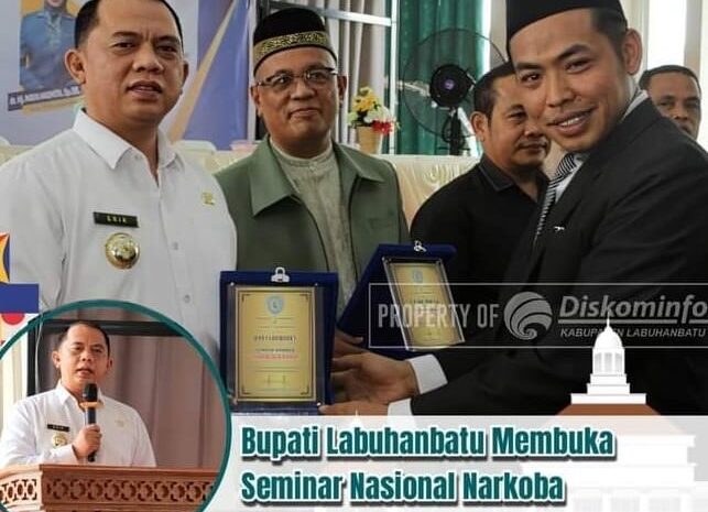  Bupati Labuhanbatu Buka Seminar Nasional Anti Narkoba