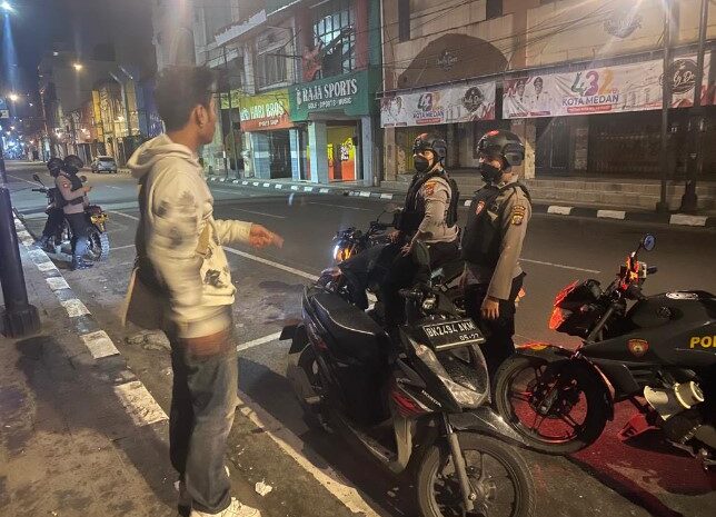  Sat Samapta Polrestabes Medan Gelar Patroli Antisipasi Kasus 3C, Aksi Tawuran dan Balapan Liar