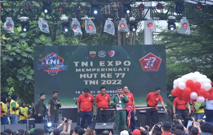 Danyonmarhanlan I Beserta Prajurit Ikuti Pembukaan TNI Expo Tahun 2022