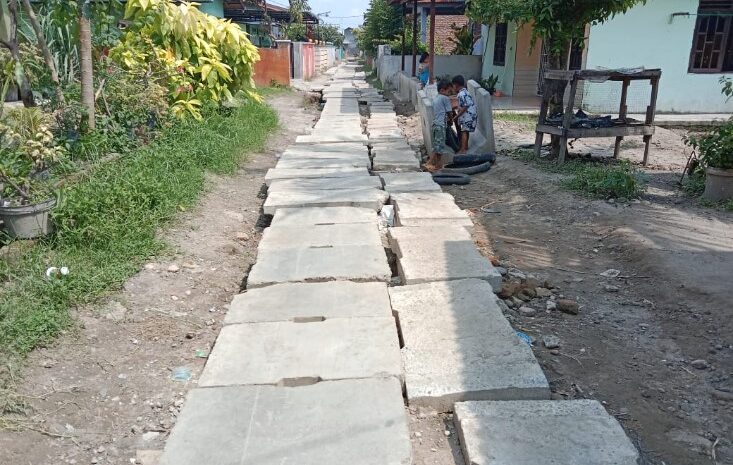  Proyek Drainase di Gang Bengkok Marelan Dinilai Bahayakan Warga