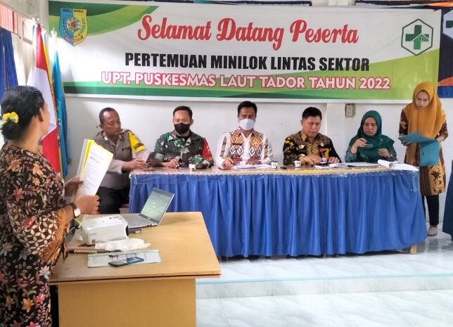  Rapat Minilok Karya Lintas Sektor, Bhabinkamtibmas Polsek Indrapura Ajak Warga Jaga Lingkungan