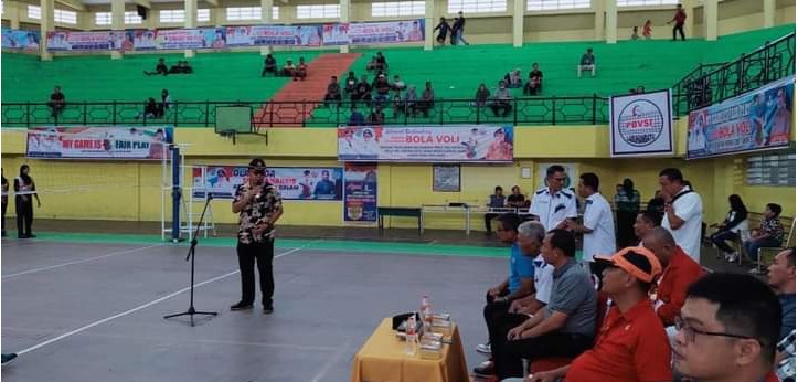  Pemkab Labuhanbatu Berterimakasih Dipercaya Pengprov PBSI Sumut Sebagai Tuan Rumah Kejuaraan Bola Voly 16 Besar Zona II