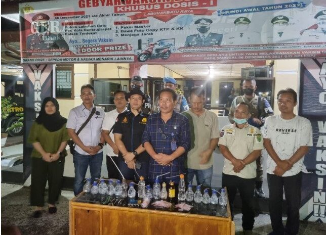  Kampung Narkoba Aek Kanopan Digerebek, 10 Gubuk Dirobohkan