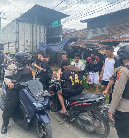  Di Hari Minggu, Sat Samapta Polrestabes Medan Tingkatkan Patroli Antisipasi Aksi Tawuran dan 3C