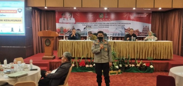  Kasat Binmas Polrestabes Medan Jadi Narsum Bangun Toleransi Umat Beragama