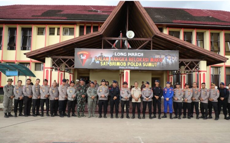  Mako Brimob Polda Sumut Pindah ke Jalan Bhayangkara