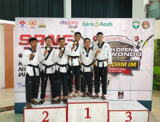  Kejurnas Wilayah 1 Aceh, Taekwondo Sumut Berhasil Raih 13 Emas