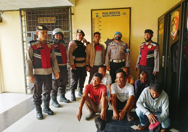 Polres Pelabuhan Belawan Amankan Pelaku Pungli dan Peremanisme