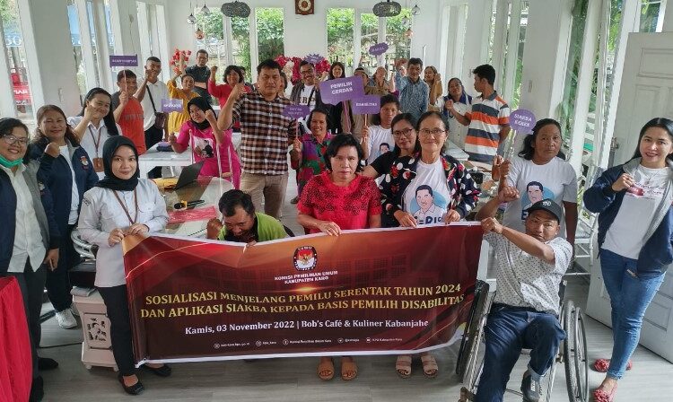 KPU Karo Gelar Sosialisasi Tahapan Pemilu dan Sistem Informasi Siakba Bagi Disabilitas