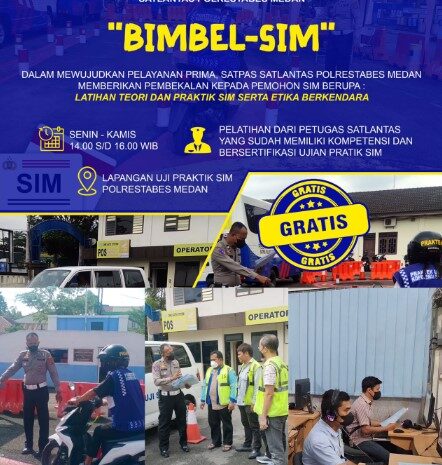 Sat Lantas Polrestabes Medan Adakan Bimbel Gratis kepada Pemohon SIM