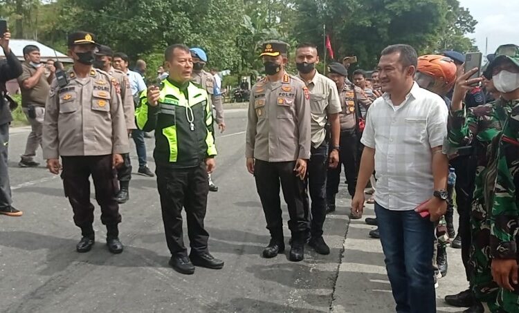 Dikawal Polrestabes Medan, Pengamanan Lahan Aset Negara Bumi Perkemahan Sibolangit Berjalan Kondusif