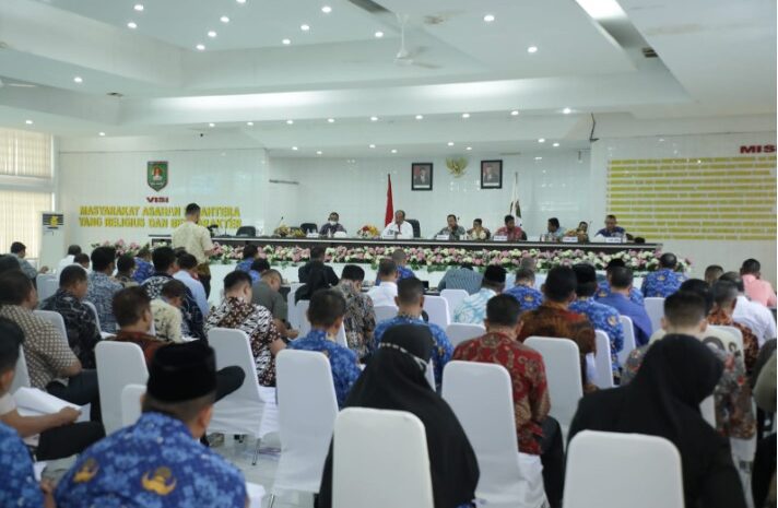  Buka Rakorpem, Wabup Asahan Minta Seluruh Pihak Serius Tangani Setiap Permasalahan