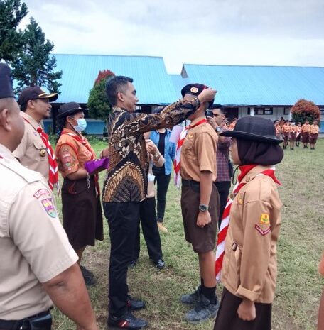 Wabup Karo Hadiri Pembukaan Lomba Tingkat Dua Kwaran di SMPN 4 Kabanjahe