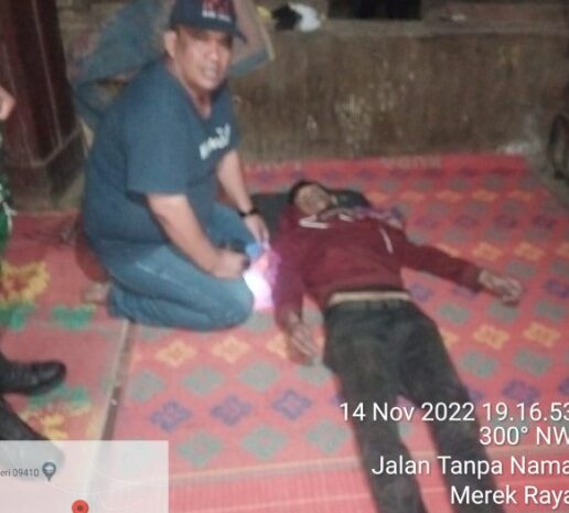 Kapolsek Raya Cek TKP Penemuan Mayat Seorang Pria Paruh Baya