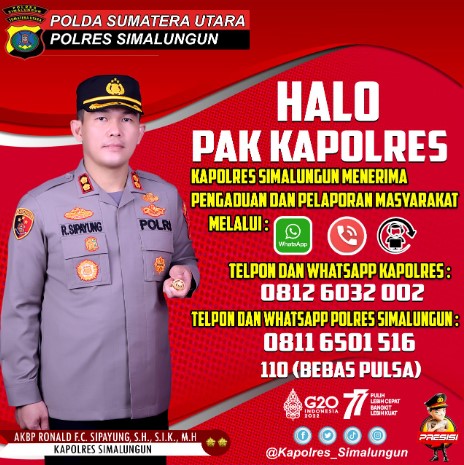  Polres Simalungun Luncurkan Program Halo Pak Kapolres