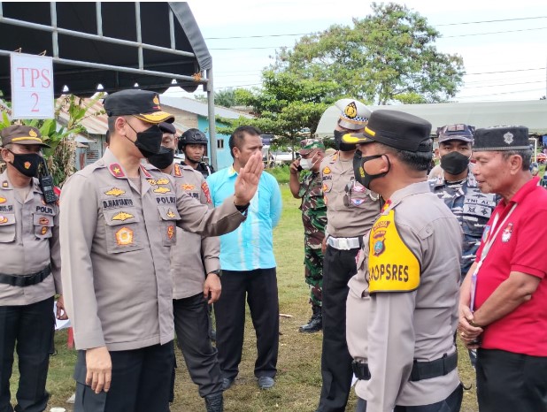 Wakapolda Sumut Cek Pelaksanaan Pilkades Serentak Kabupaten Batubara