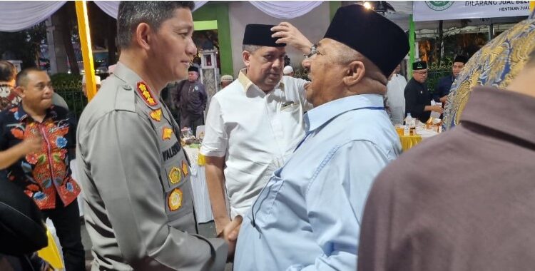 Keakraban Kapolrestabes Medan Saat Bertemu Tokoh Melayu Syamsul Arifin, Bergandeng Tangan Jaga Kondusifitas