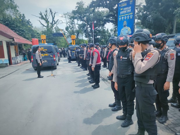  Dukung Program Kapolri, Anggota Samapta Polrestabes Medan Patroli Skala Besar Antisipasi Tawuran Pelajar