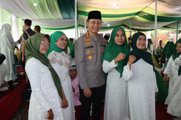  Kapolrestabes Medan Hadiri Happy Milad Majelis Ta’lim Halimah MTH Ke-9