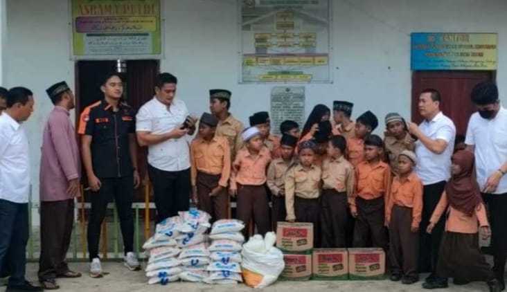  Sat Narkoba Polres Batubara Berikan Bantuan Kepada Yayasan Yatim Piatu Khusnul Khotimah