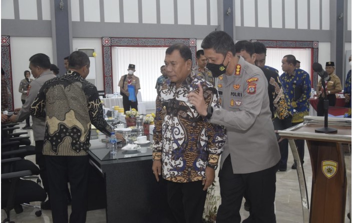 Kapolrestabes Medan dan Bupati Deliserdang Koordinasi Tingkatkan Kerjasama