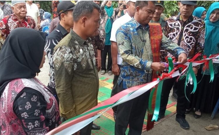  Intensifkan Kerja Pembangunan, Bupati Sergai Resmikan Jalan dan Jembatan di Dolok Merawan