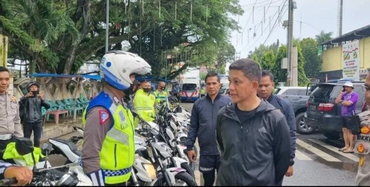  Cek Sepeda Motor Anggota Satlantas, Kapolrestabes Medan: Jaga Kenderaan Dinas Agar Selalu Prima