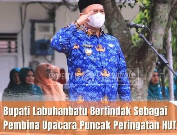  Bupati Labuhanbatu Pimpin Upacara Hut Korpri Ke-51