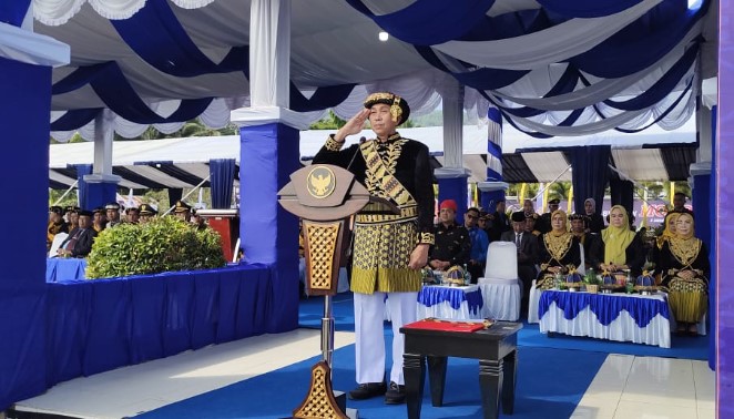  Bupati Pimpin Upacara Peringatan Hut Kabupaten Morowali Ke- 23