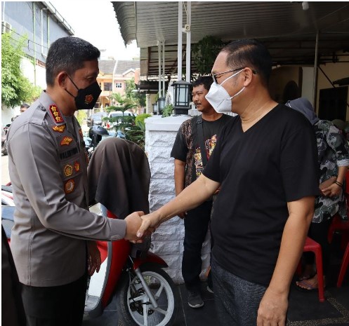  Sambangi Warga di Bumi Asri, Kapolrestabes Medan Minta Warga Jaga Kamtibmas