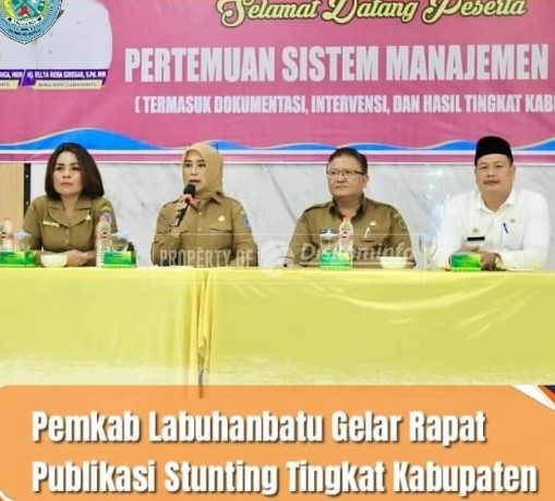  Satgas Dinkes Labuhanbatu Gelar Rapat Penanganan Stunting, BABS Jadi Pembahasan Utama