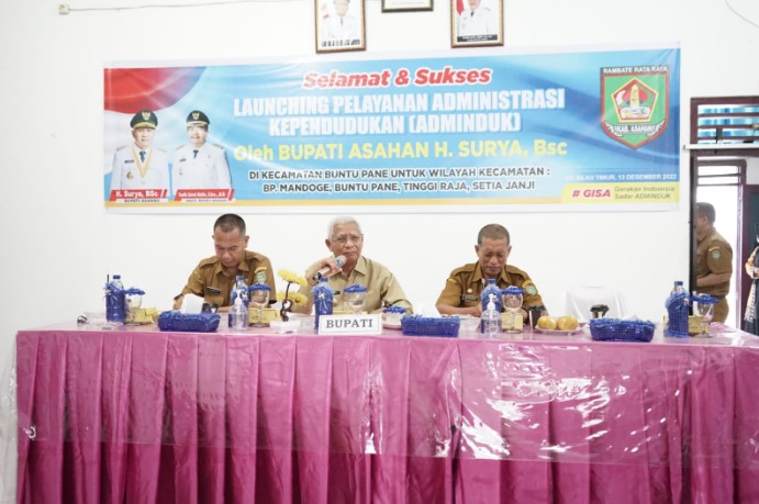  Bupati Asahan Launching Pelayanan Adminduk di Kecamatan Buntu Pane