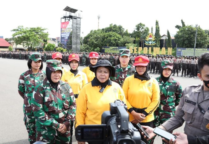  Kasepolwan Harapkan Wanita TNI-Polri Bersatu Jadi Pemersatu Bangsa