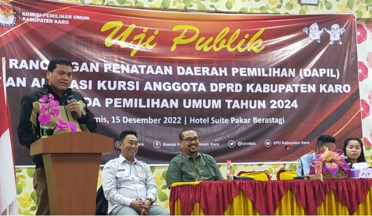 KPUD Karo Rancang Penataan Dapil Pemilihan Umum Tahun 2024, 5 Kursi Akan Ditambah di DPRD