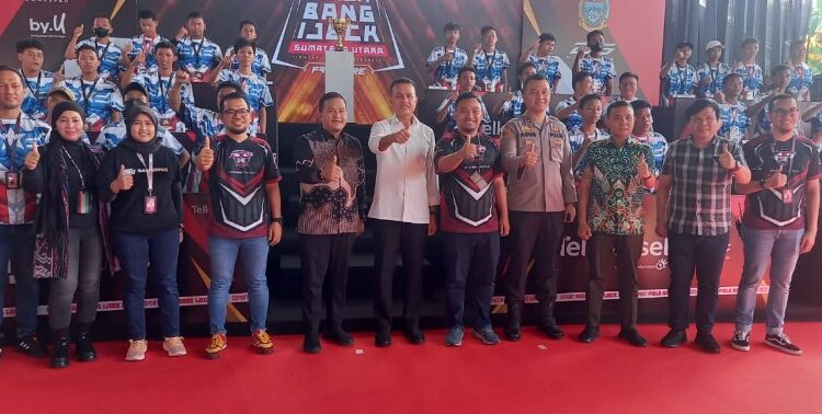 Kapolsek Percut Sei Tuan Hadiri Pembukaan Esports Competition Free Fire Piala Bang Ijeck