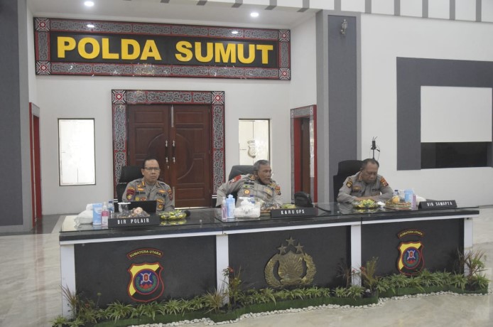  Polda Sumut Gelar Rapat Teknis Lintas Sektoral Persiapan Pengamanan Nataru