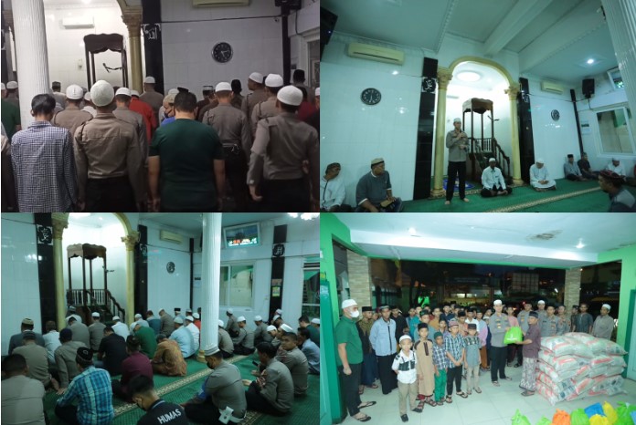 Safari Subuh Berjamaah di Mesjid Al-Hikmah, Wakapolda Sumut: Sambung Tali Silaturahmi dan Perkuat Toleransi