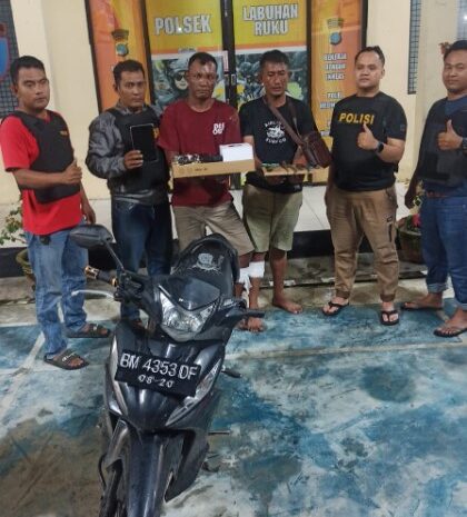 Polsek Labuhan Ruku Tembak Dua Spesialis Bongkar Rumah